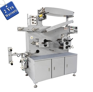 Impresora automática de flexografía de etiquetas de cuello de camiseta de etiqueta UGS21, impresora de flexografía de tipografía de cinta de logotipo de tejido de tipo polivinílico - Product Image 1