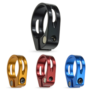 Collier <span class=keywords><strong>de</strong></span> fixation <span class=keywords><strong>de</strong></span> <span class=keywords><strong>selle</strong></span> <span class=keywords><strong>de</strong></span> vélo MTB en alliage d'aluminium 31.8mm 35 mm Colorful Seatpost Tube Fitting Bike Parts - Product Image 2