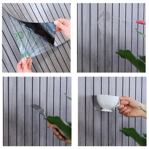 Panneaux muraux autocollants 3D AKUSLAT <span class=keywords><strong>pour</strong></span> la décoration intérieure et la rénovation, adhésifs souples <span class=keywords><strong>pour</strong></span> <span class=keywords><strong>plafond</strong></span> et murs - Product Image 3
