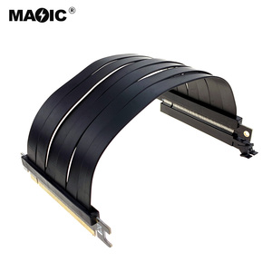 Thẻ Đồ Họa <span class=keywords><strong>PCI</strong></span> <span class=keywords><strong>Express</strong></span> Riser Mới Nhất Thẻ Đồ Họa <span class=keywords><strong>16x</strong></span> Đến <span class=keywords><strong>16x</strong></span> Cáp Mở Rộng Pcie Cáp Mở Rộng Linh Hoạt 16X3.0 Cho Đồ Họa Máy Tính - Product Image 1