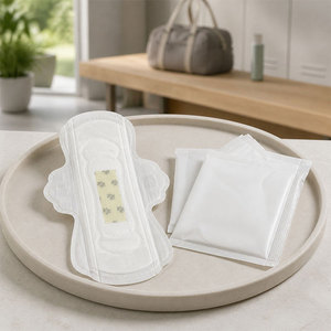 Offre Spéciale – Serviettes Hygiéniques <span class=keywords><strong>Ultra</strong></span>-Fines Naturelles Antibactériennes à Base de Plantes, Vente en Gros Direct Usine, pour Flux Abondant et Utilisation Nocturne - Product Image 1