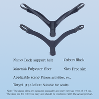 Ceinture de soutien ajustable pour la posture du dos 360 °   Correcteur de posture respirant avec soutien des épaules pour la marche quotidienne, le sport et le bureau