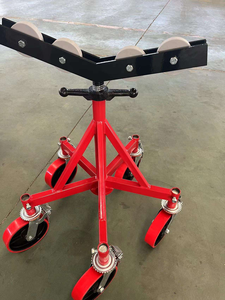 Support de soudage de tuyaux à cinq roues H406 avec support de visseuse - Product Image 5