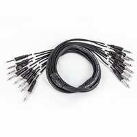 Câble audio multipaire professionnel SNA05 à 4/6/8/12 canaux avec jack mono 6,35 mm pour sonorisation en direct et studio d'enregistrement