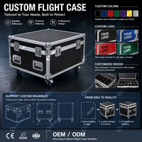 Valise de transport empilable robuste pour câbles, avec compartiments et séparateurs, idéale pour événements et spectacles