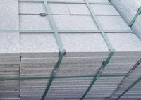 Dalles de pavé en granit blanc à petites fleurs, surface martelée, durables, écologiques, légères, design moderne, pour hôpitaux