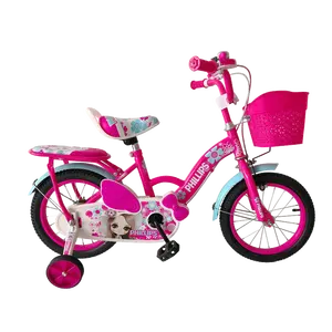 Xthang 2022 소녀 다채로운 자전거 인기 스타일 작은 크기 쉬운 타고 사랑스러운 스티커 12 인치 5 년 어린이 자전거 어린이 자전거