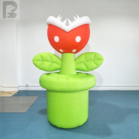 Plante Piranha Gonflable Géante Personnalisable avec Logo, Grande Fleur Carnivore Gonflable pour Publicité et Décoration d'Événements