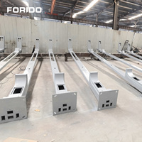 Poteau d'éclairage solaire intelligent galvanisé à chaud FORIDO avec écran LED, certifié CE, anti-corrosion