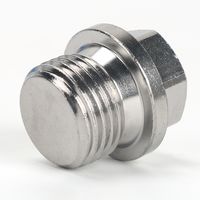 Bouchon hexagonal externe en acier inoxydable super duplex 2507, vis à tête hexagonale sur mesure pour vannes de pipeline pétrolier et gazier