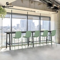 SpaceUnited Mobilier de bureau métallique Postes de travail Zones de détente Bureaux de réception et comptoirs de bar de bureau à structure en acier durable