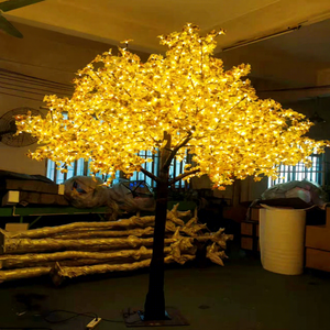 Arbre d'érable artificiel d'extérieur avec ampoules LED, étanche IP65, 110-240V, pour la décoration de mariages, d'hôtels et d'événements - Product Image 1