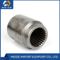 Raccord d'adaptateur de cannelure de service professionnel pour connecteur de pompe hydraulique manchon cannelé d'arbre personnalisé