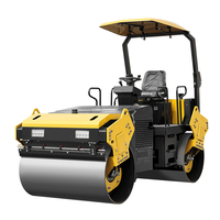 Matériel de construction : Mini-compacteur routier, rouleau compresseur d'asphalte autoporté, 2, 3, 4, 5 tonnes, diesel ou essence
