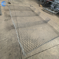 Panier gabion en treillis métallique hexagonal galvanisé à prix compétitif pour murs de soutènement, boîte gabion tissée