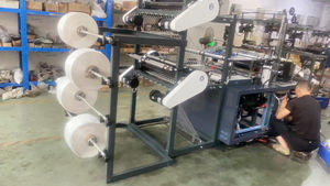 Автоматическая маленькая пластиковая полиэтиленовая сумка для футболок, делая машину, хозяйственная сумка, машина для холодной резки - Product Image 5