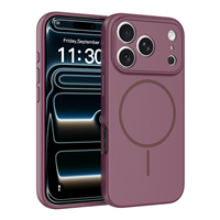 Nouvelles Couleurs Tendance Coque Magnétique pour iPhone 17 16 Pro Max Chargement Magnétique Puissant Antichoc Mat Translucide