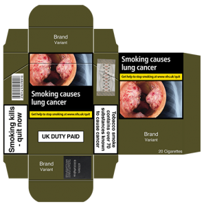 Sourcepack Pack Fabricant Échantillons gratuits Papier kraft imprimé personnalisé Boîte à cigarettes en carton Emballage de tabac - Product Image 6