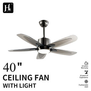 Ventilateur de plafond moderne à télécommande avec lumière LED blanche à 5 pales en ABS, vente en gros d'usine - Product Image 2