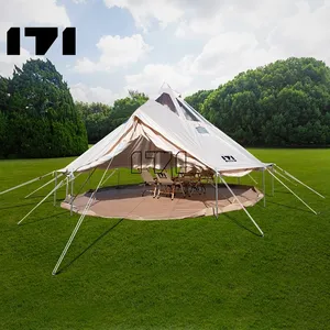 Factory Direct Sale Teepees Sky Safari Canvas Outdoor Canvas Bell 3000Mm Buy Glamping Tent