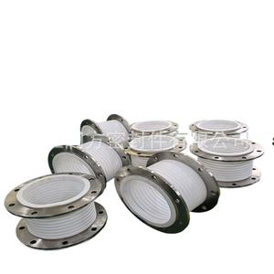 Thép không gỉ PTFE + 304 ống thổi bù mở rộng Doanh dây bện lưới mặt bích - Product Image 1