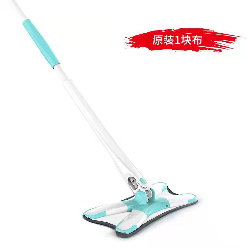Hand-wring-style mop that requires no washing [includes 1 cloth]
