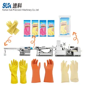 Otomatik yüksek hızlı eldiven paketleme makinesi lateks eldiven PVC eldiven paketleme hattı makinesi