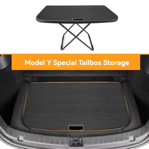 Table de pique-nique portable pliable de luxe et chaises pour Tesla modèle Y Kits d'intérieur de <span class=keywords><strong>camping</strong></span> de voiture petite Table de coffre - Product Image 2