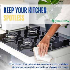 Nouvelles serviettes antibactériennes réutilisables en bambou naturel, écologiques, absorbantes, double couche, séchage rapide, chiffons de nettoyage pour la cuisine - Product Image 4