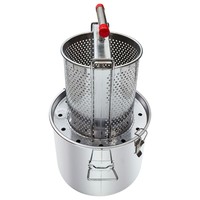 Presse à miel manuelle en acier inoxydable, extracteur de cire d'abeille, filtre à cire d'abeille, machine à presser avec réservoir à miel