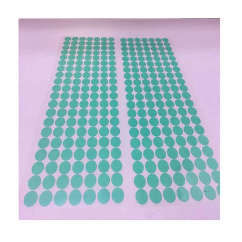 Hochtemperatur-gestanzte grüne Polyester folie Klebeband-Polyester-Maskierung spunkte