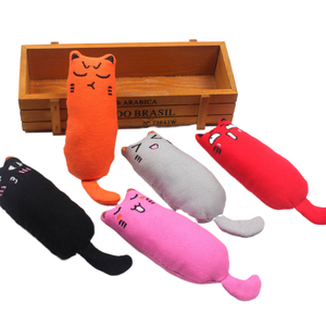 Gatito de peluche ecológico, juguete interactivo de moda para gatos para moler los dientes, alivio de la ansiedad para gatos y perros, fábrica - Product Image 3