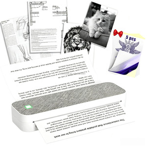 Impresora Térmica Inalámbrica Portátil OEM A4 Mini de 8 Pulgadas para Fotos/Documentos, Blanca, Batería de 2600 mAh, Impresión Rápida, Venta al Por Mayor - Product Image 1