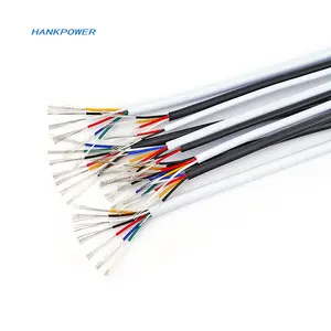 2464 30awg Multi-Core Wire Small Outer Diameter 2core 3core 4core 5core 6core 7core Tinned Copper Signal Cable