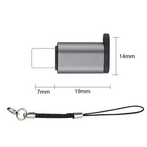 Adaptador de 2,0 Uto a Type-C adecuado para iphnoe, <span class=keywords><strong>cable</strong></span> de datos de carga rápida, adaptador de cargador <span class=keywords><strong>iPhone</strong></span> - Product Image 3
