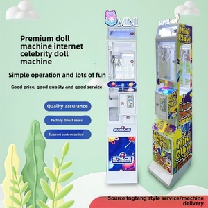 Máquina de Muñecas Vertical Mini Nueva con Garantía de 1 Año, Operada con Monedas, Totalmente Transparente, Comercial, Pequeña, de Plástico, Unidad Individual - Product Image 6