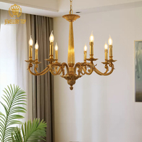 Bijouterie Salon Français Salle À Manger Vintage Bronze Victorien Suspension Or Suspension Lustre En Laiton Antique