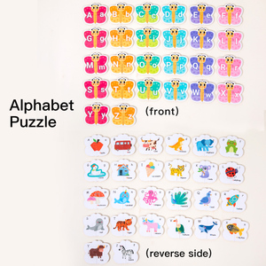 Jouets éducatifs en bois pour enfants pour apprendre les lettres et les chiffres anglais, destinés à favoriser le développement cognitif précoce. - Product Image 3