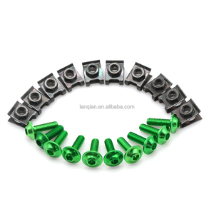 Accesorios para Motocicleta, Kit de Tornillos y Tuercas para Carenado, Clips de Fijación, Tornillos KX125 para <span class=keywords><strong>Kawasaki</strong></span> <span class=keywords><strong>KX</strong></span> 125 2001-2005 2004 2003 <span class=keywords><strong>2002</strong></span> - Product Image 1