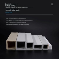 Vente directe usine – Profilés carrés en PVC certifiés ISO9001, formes extrudées sur mesure, longueur 1 mètre, raccords d'étanchéité