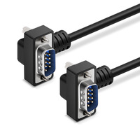 Cable Ethernet Industrial PROFINET de 9 Pines DB9 Macho a DB9 Macho, Cable de Conexión de Pantalla, Compatible con el Protocolo RS232