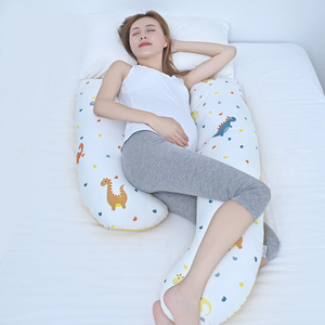 Almohada de embarazo en forma de U, cojín de cuerpo completo de lactancia, soporte de barriga para <span class=keywords><strong>el</strong></span> embarazo - Product Image 4