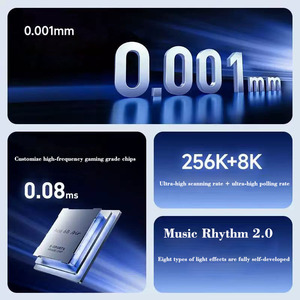 Nuevo modelo Mchose ACE 68 Air RGB 8000Hz Gmaing Teclado con interruptor magnético mecánico con cable - Product Image 2