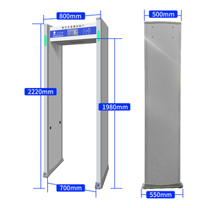 Averguard ROHS 인증 디지털 PVC 워크 금속 탐지기 플라스틱 소재 고감도 보안 응용 프로그램 - Product Image 2