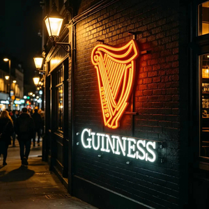 Enseigne néon LED vintage de qualité commerciale, effet néon, à fixer au mur, pour marque de bière, pour la décoration de pub et de restaurant - Product Image 1