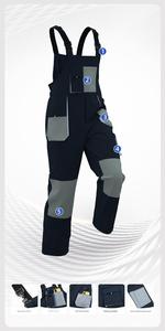 Custom Multi Pockets Workwear Jumpsuits for Men Out Jumpsuit Coverall Pants Trousers Men <strong>Work</strong> <strong>Overalls</strong> - Product Image 4