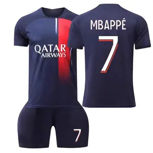 2023 Best Thai Quality Club Paris city Home 7 MBAPPE Soccer Football Jersey wear Special edition Shirts