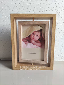 Cadre photo en bois fait main sur mesure, double orientation, éco-responsable, pour paysages et photos - Product Image 3