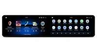 Lecteur DVD double pour voiture de 24,6 pouces pour Mercedes Benz Classe C W204 NTG4.0 2008-2010, CarPlay sans fil, Android Auto, navigation GPS