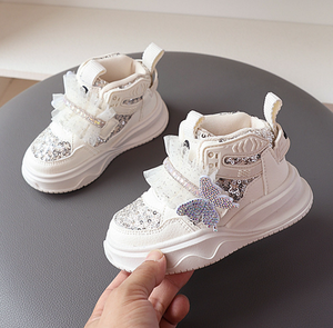 รองเท้าลำลองสำหรับเด็กผู้หญิงรุ่นใหม่ สปริงแอนด์ออทัมน์ ดีไซน์เจ้าหญิง พร้อมโบว์น่ารัก สวมใส่สบาย - Product Image 6